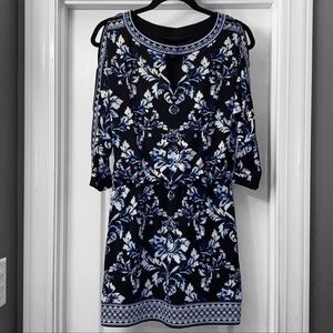 White House | Black Market Blouson Dress